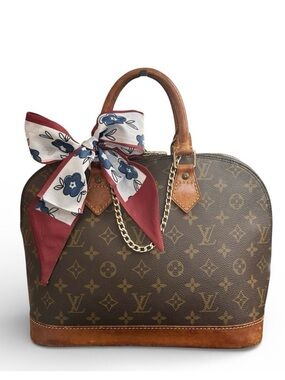 Louis Vuitton Monogram & Vachetta Alma PM Satchel